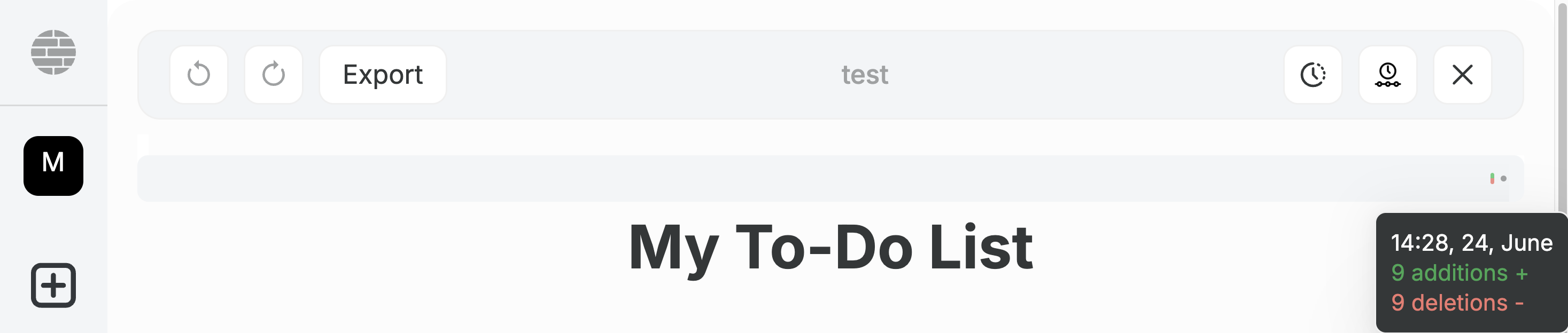 revision history timeline